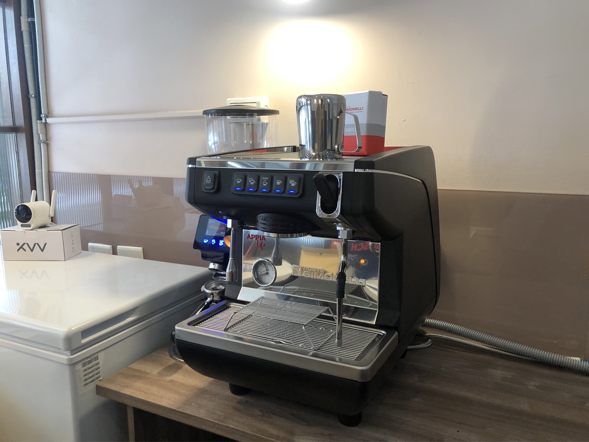 小蘇蘇早午餐 升級半自動咖啡機 APPIA LIFE F64E定量磨豆機 高雄 餐飲設備