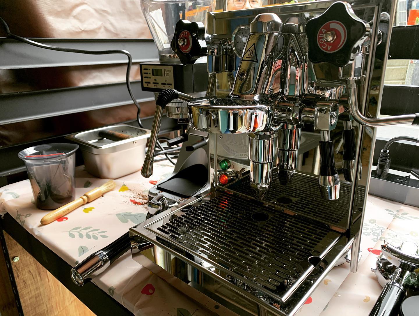 阿里山 ECM單孔半自動 定量磨豆機 自種咖啡豆 義式咖啡