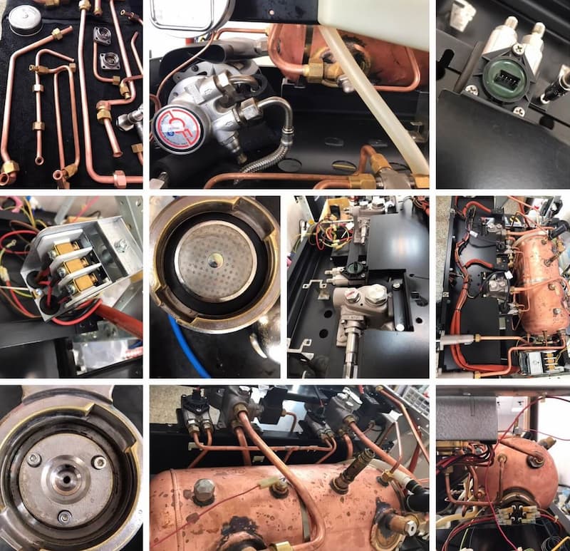 台南高雄嘉義lamarzocco lacimbali faema 半自動咖啡機酸洗保養後